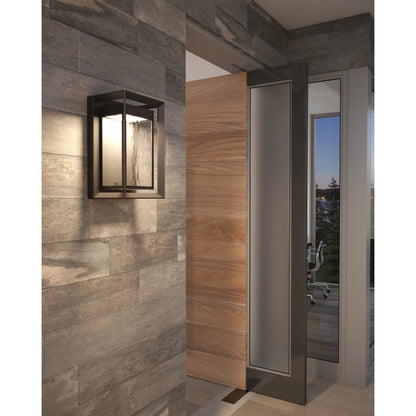 Urbandale Large LED Lantern by Visual Comfort & Co. in textured black. Made from unique in a modern style.