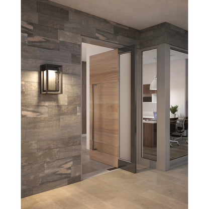 Urbandale Large LED Lantern by Visual Comfort & Co. in textured black. Made from unique in a modern style.