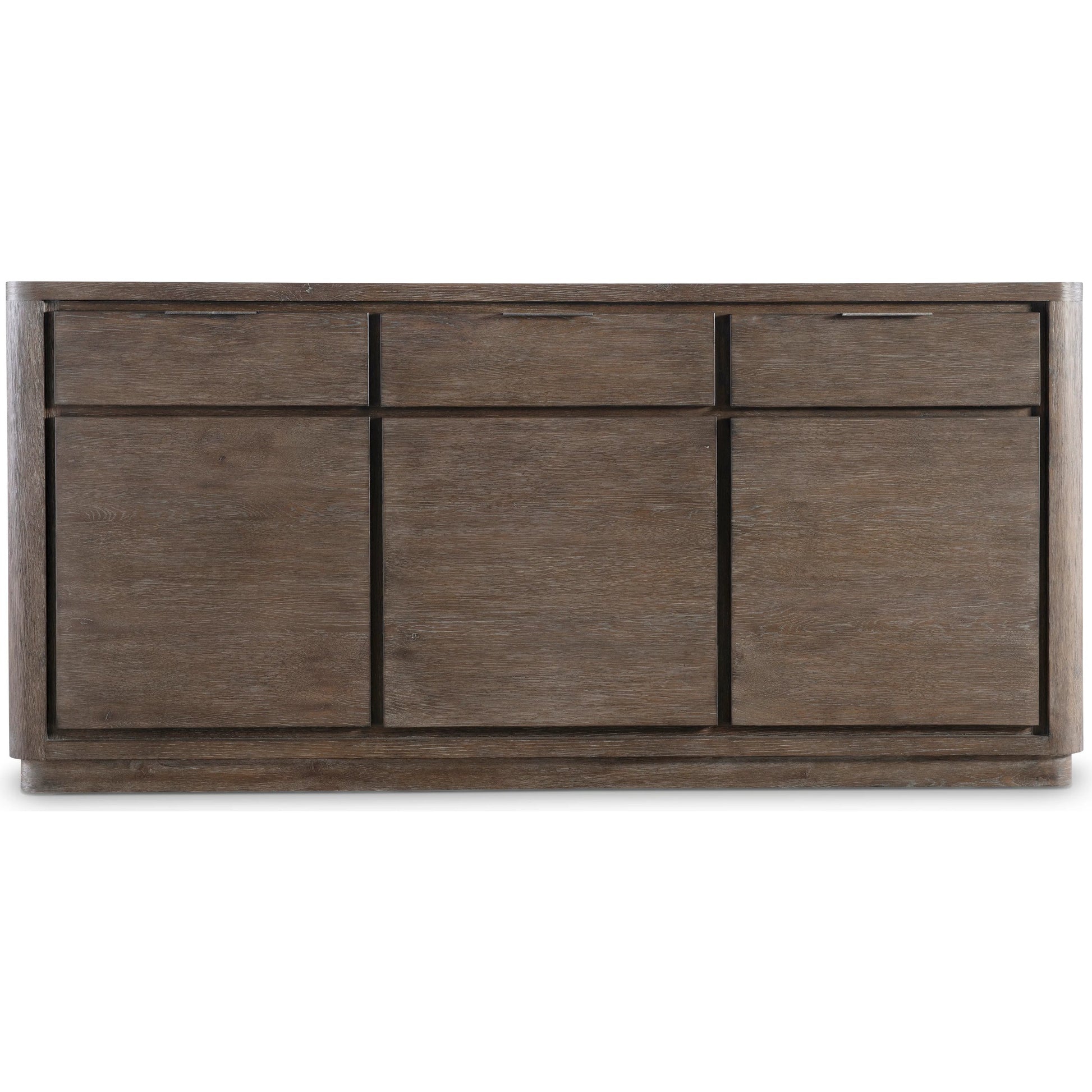 Outline Buffet by Bernhardt in cassel. Made from wood in a transitional style.