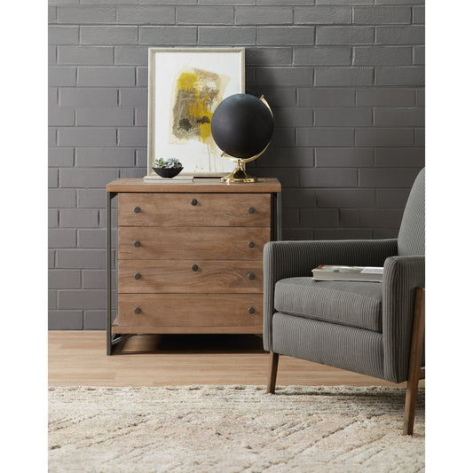 Lateral File Cabinet by Hooker Furniture. Made from mango wood, ms iron in a modern style.