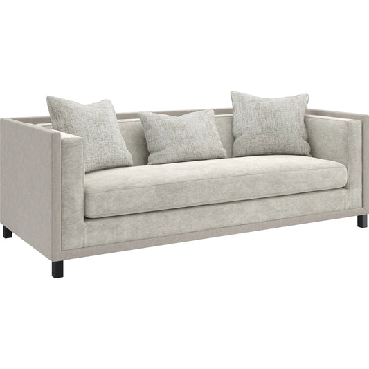 Tuxedo Sofa by Caracole in brushed deep bronze. Made from unique in a unique style.