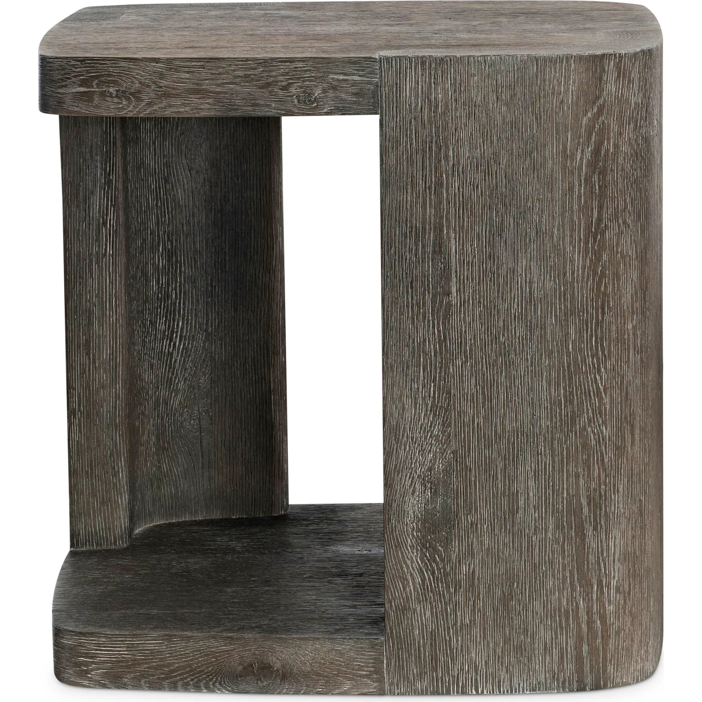 001 SI-2524030 | Primary Silo | Boyle Side Table by Bernhardt in porcini. Made from wood in a transitional style.