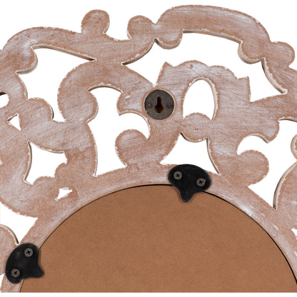 Urvashi - 24926 by Livabliss in white and washed,carved. Made from frame: manufactured wood, frame (substrate): manufactured wood in a cottage & farmhouse style.