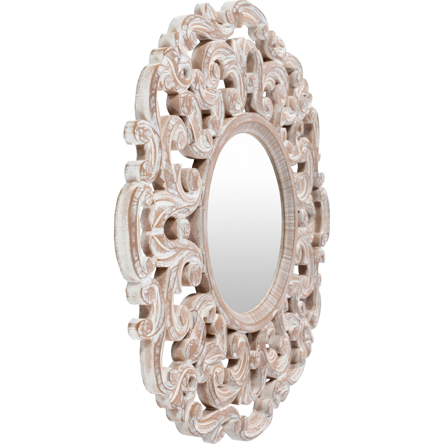 003 SI-1914131 | Additional Silo | Urvashi - 24926 by Livabliss in white and washed,carved. Made from frame: manufactured wood, frame (substrate): manufactured wood in a cottage & farmhouse style.