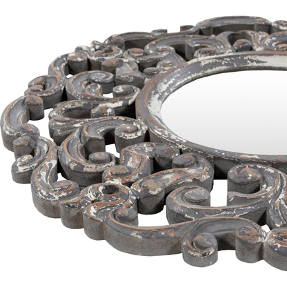 Urvashi - 24926 by Livabliss in white and washed,carved. Made from frame: manufactured wood, frame (substrate): manufactured wood in a cottage & farmhouse style.