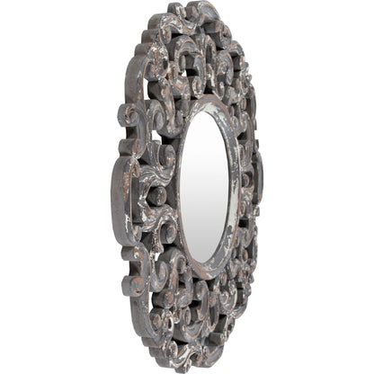 Urvashi - 24926 by Livabliss in white and washed,carved. Made from frame: manufactured wood, frame (substrate): manufactured wood in a cottage & farmhouse style.