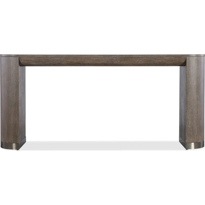 Modern Mood Console Table by Hooker Furniture. Made from oak veneers, metal in a modern style.