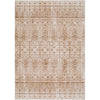 White, Brown / 3'2" x 4'11"