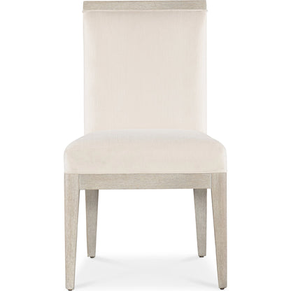 Modern Mood Upholstered Side Chair (Set of 2) by Hooker Furniture in cottony cotton. Made from wood, fabric 100% polyester in a modern style.