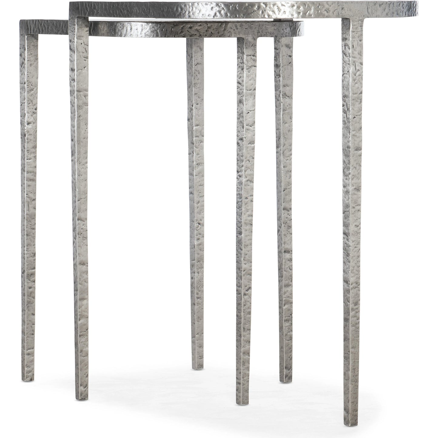 002 SI-1959559 | Additional Silo | Chapman Nesting Tables by Hooker Furniture in pewter. Made from metal in a modern style.