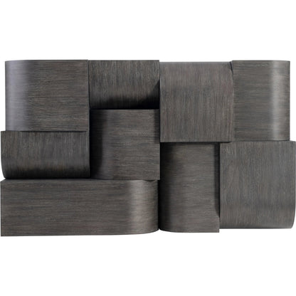 Basi Cocktail Table by Bernhardt in bracken. Made from wood in a modern style.