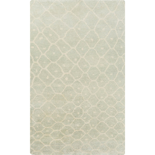 Utopia Rug - 12399 by Surya in seafoam, beige. Made from 90% wool, 10% cotton in a unique style.