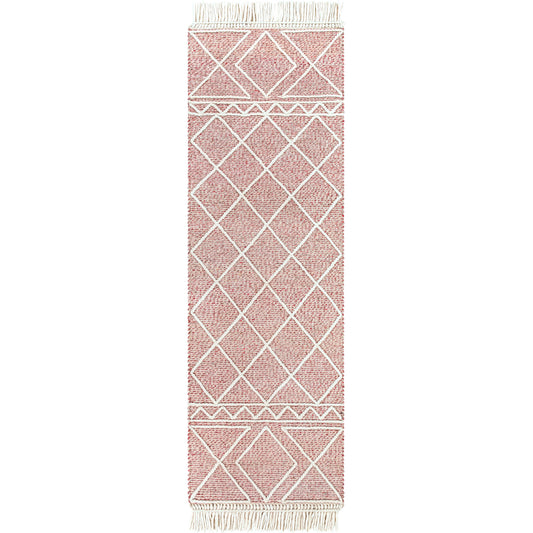 Uttar Rug - 29321 by Surya in burgandy, dusty pink. Made from 70% wool, 30% polyester in a unique style.