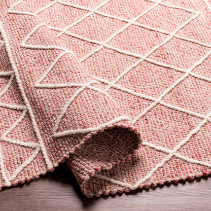 Uttar UTT-2305 Rug by Surya in burgandy, dusty pink, cream. Made from 70% wool, 30% polyester in a unique style.