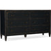 Ciao Bella Dresser by Hooker Furniture. Made from maple veneer, cedar, felt panel, jewelry tray, solid-wood edge top in a traditional style.