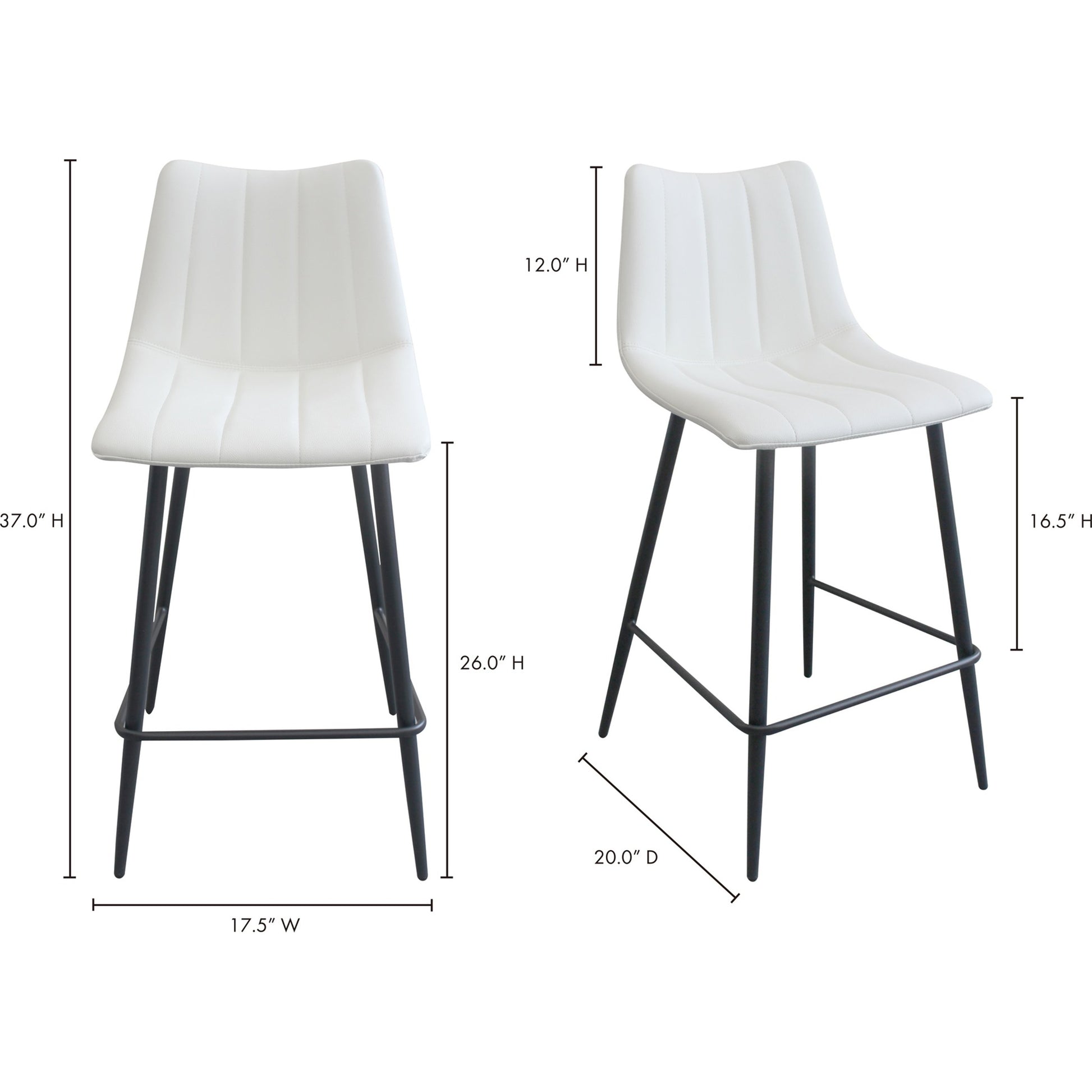 Alibi Counter Stool (Set of 2) by Moe's Home Collection. Made from unique in a modern style.