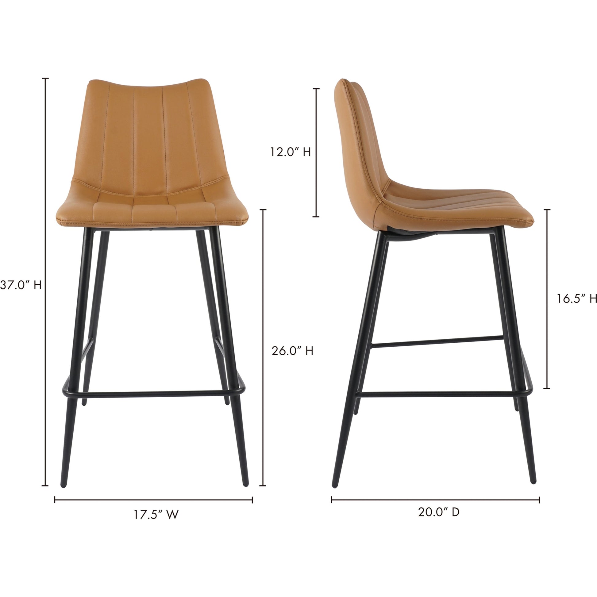 Alibi Counter Stool (Set of 2) by Moe's Home Collection. Made from unique in a modern style.