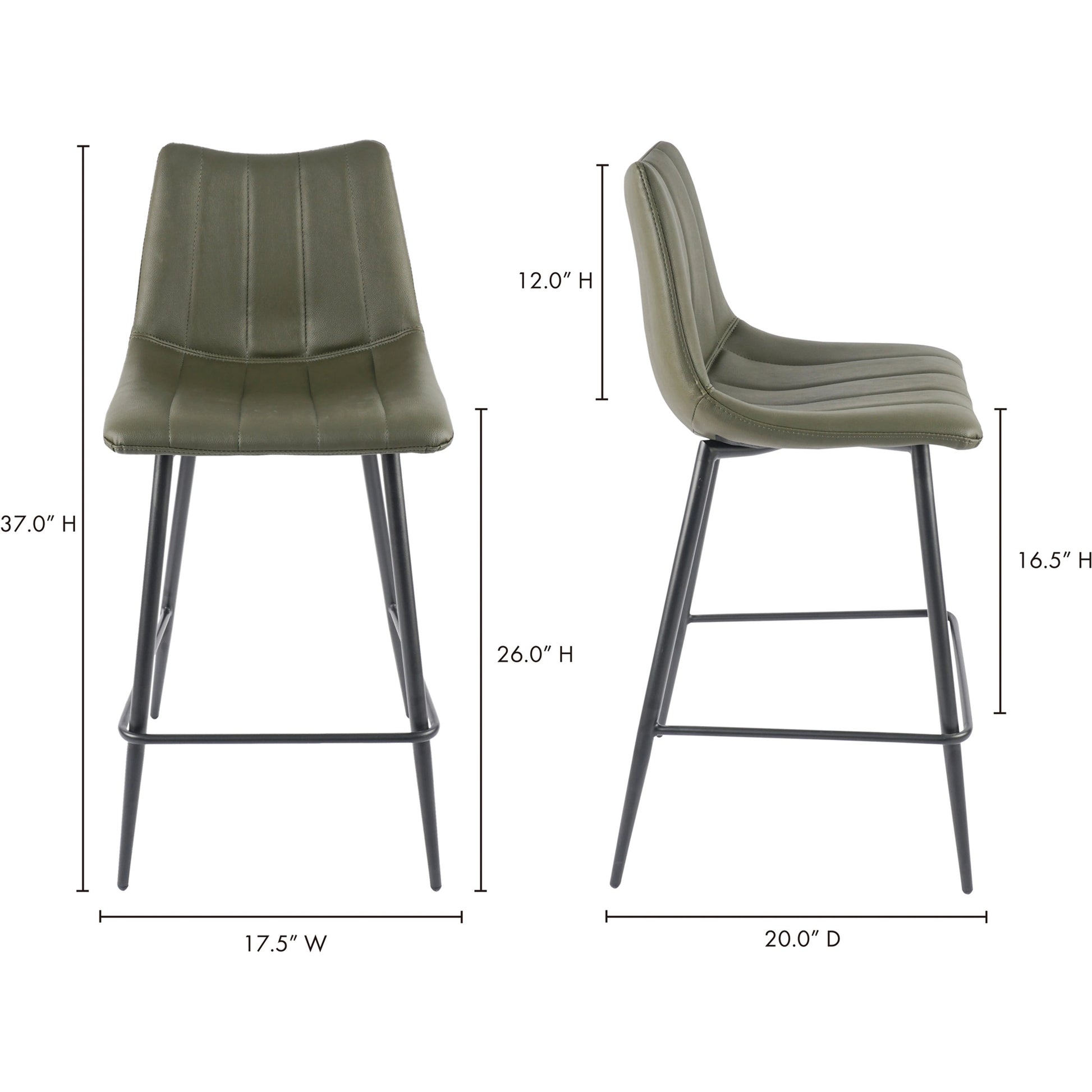 Alibi Counter Stool (Set of 2) by Moe's Home Collection. Made from unique in a modern style.