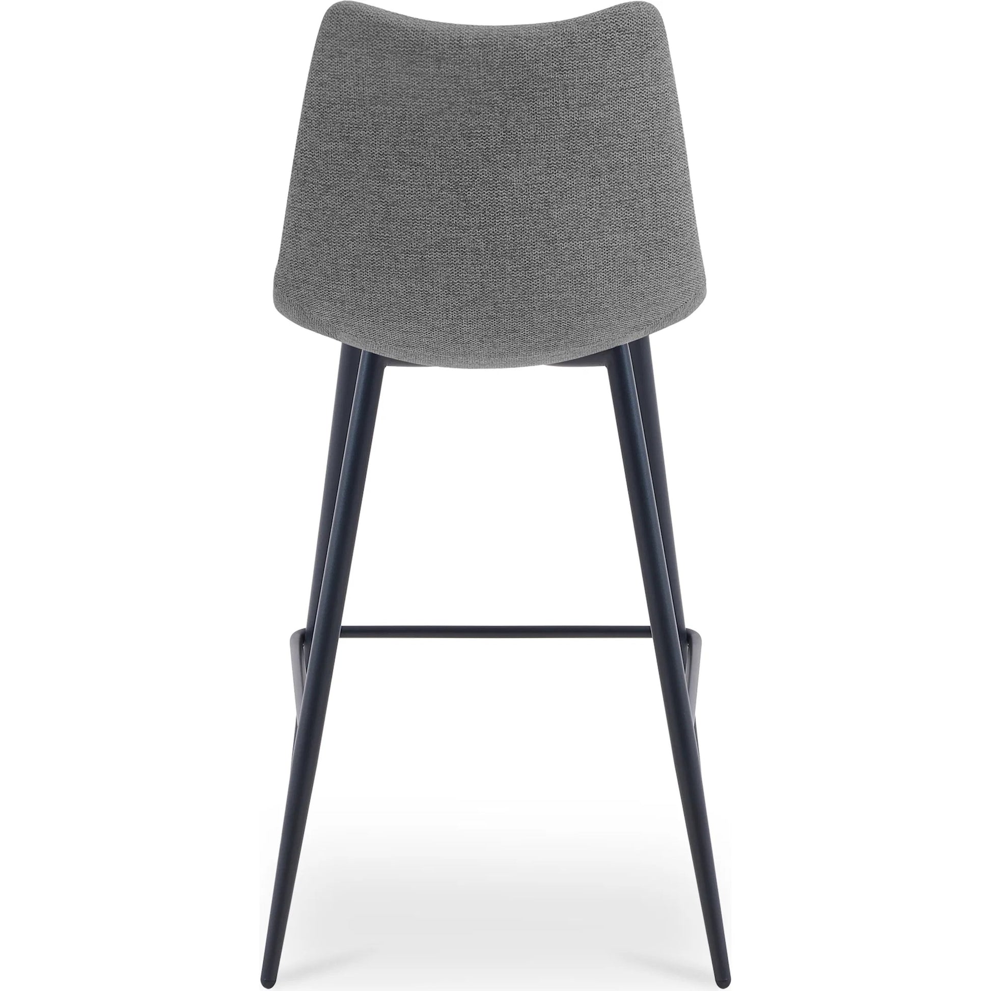 Alibi Bar Stool (Set of 2) by Moe's Home Collection. Made from 95% polyester, 5% nylon, metal legs, foam, plywood in a transitional style.