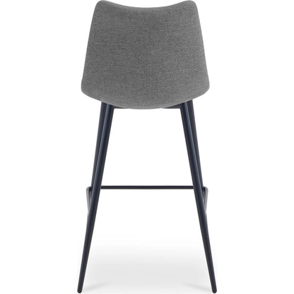 Alibi Bar Stool (Set of 2) by Moe's Home Collection. Made from 95% polyester, 5% nylon, metal legs, foam, plywood in a transitional style.