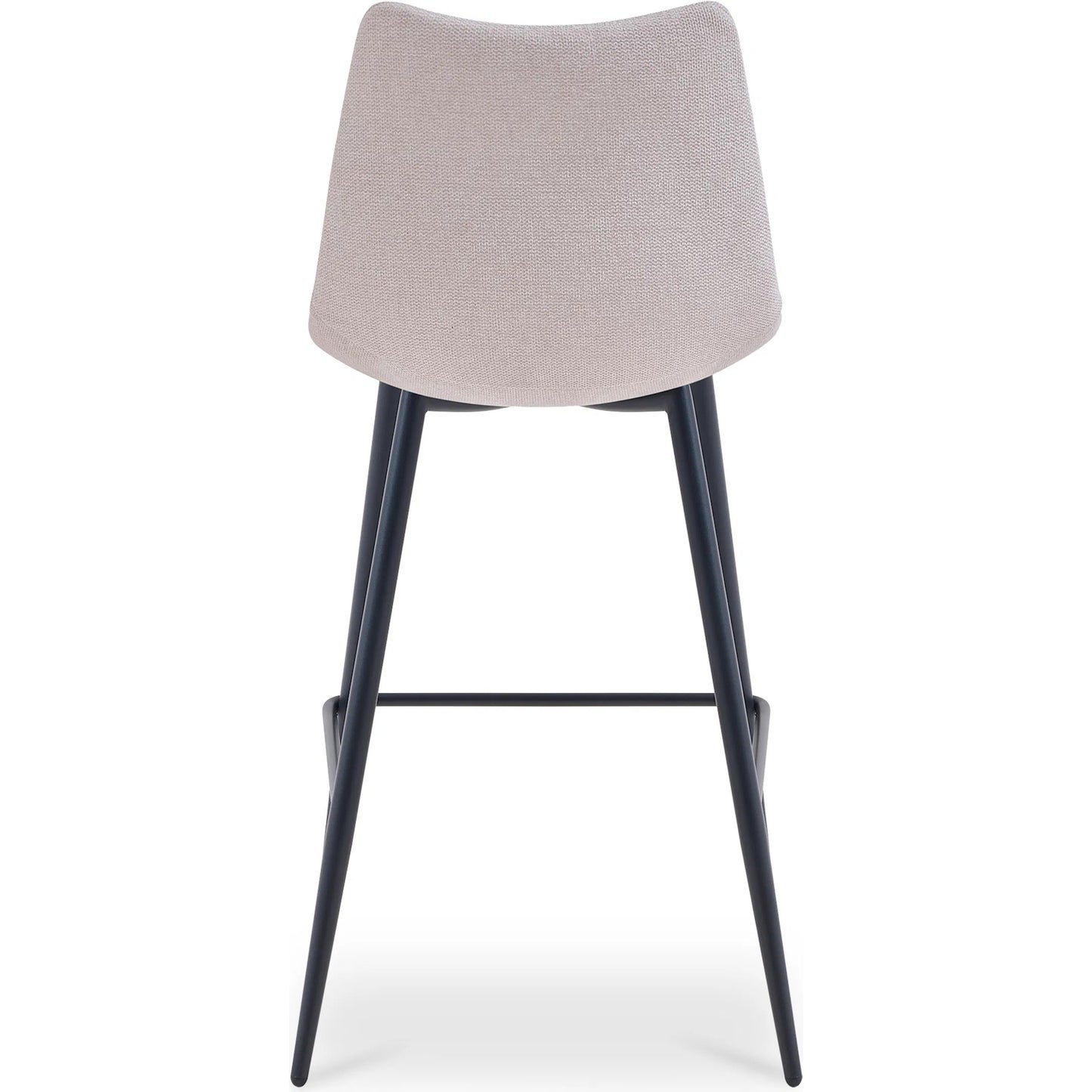 012 SI-2441290 | Additional Silo | Alibi Bar Stool (Set of 2) by Moe's Home Collection. Made from 95% polyester, 5% nylon, metal legs, foam, plywood in a transitional style.