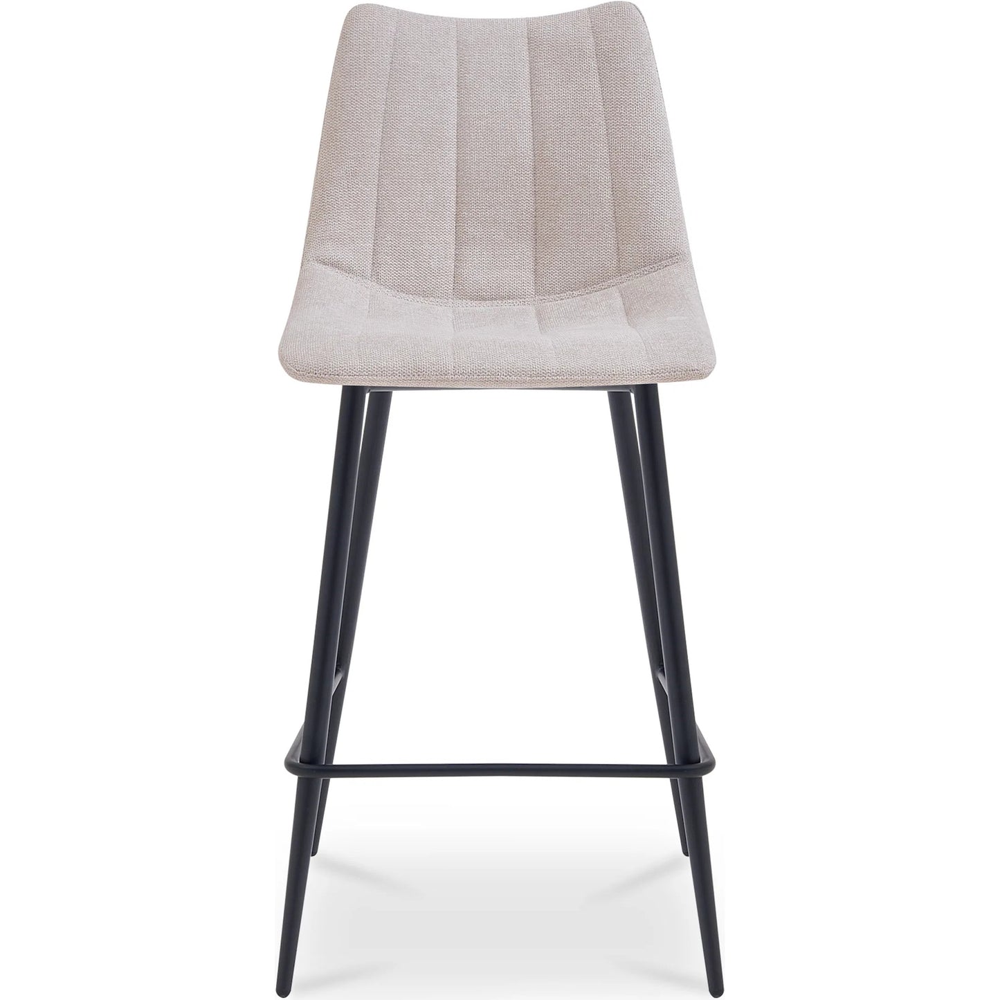 011 SI-2441290 | Additional Silo | Alibi Bar Stool (Set of 2) by Moe's Home Collection. Made from 95% polyester, 5% nylon, metal legs, foam, plywood in a transitional style.