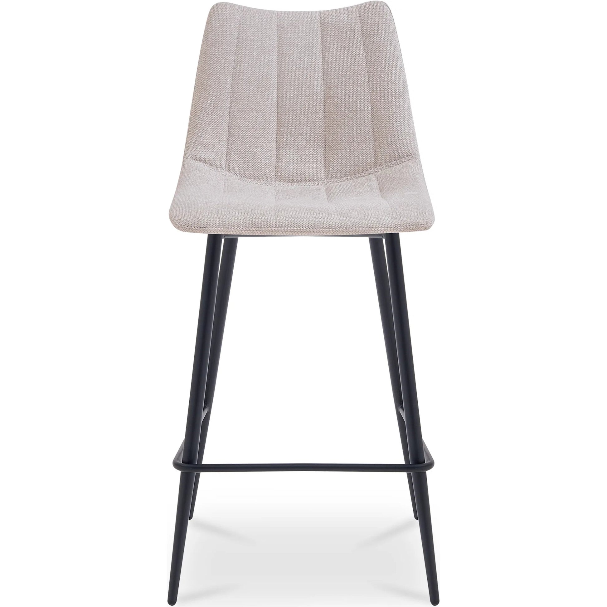 Alibi Bar Stool (Set of 2) by Moe's Home Collection. Made from 95% polyester, 5% nylon, metal legs, foam, plywood in a transitional style.