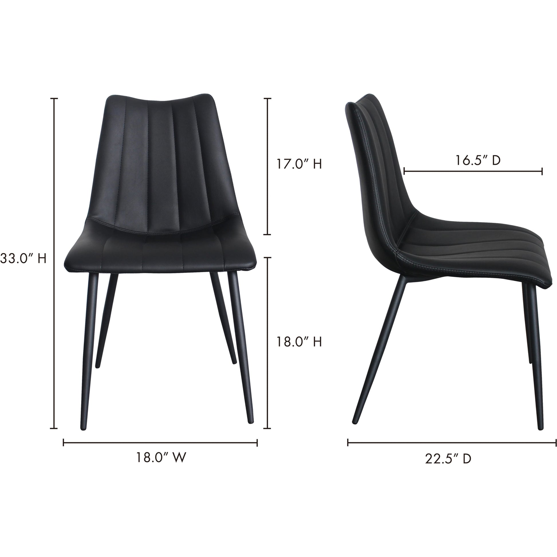 Alibi Dining Chair (Set of 2) by Moe's Home Collection. Made from unique in a modern style.