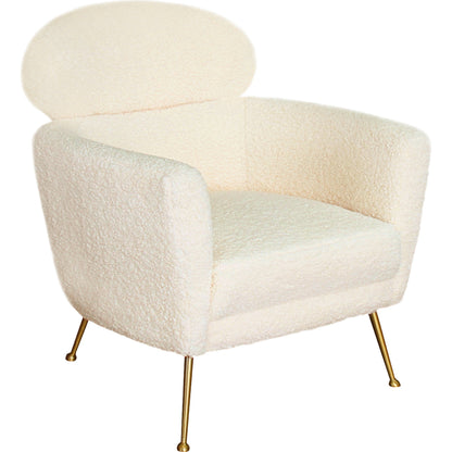 Felice Chair by Pasargad Home in cream and cream, cream. Made from unique in a modern style.