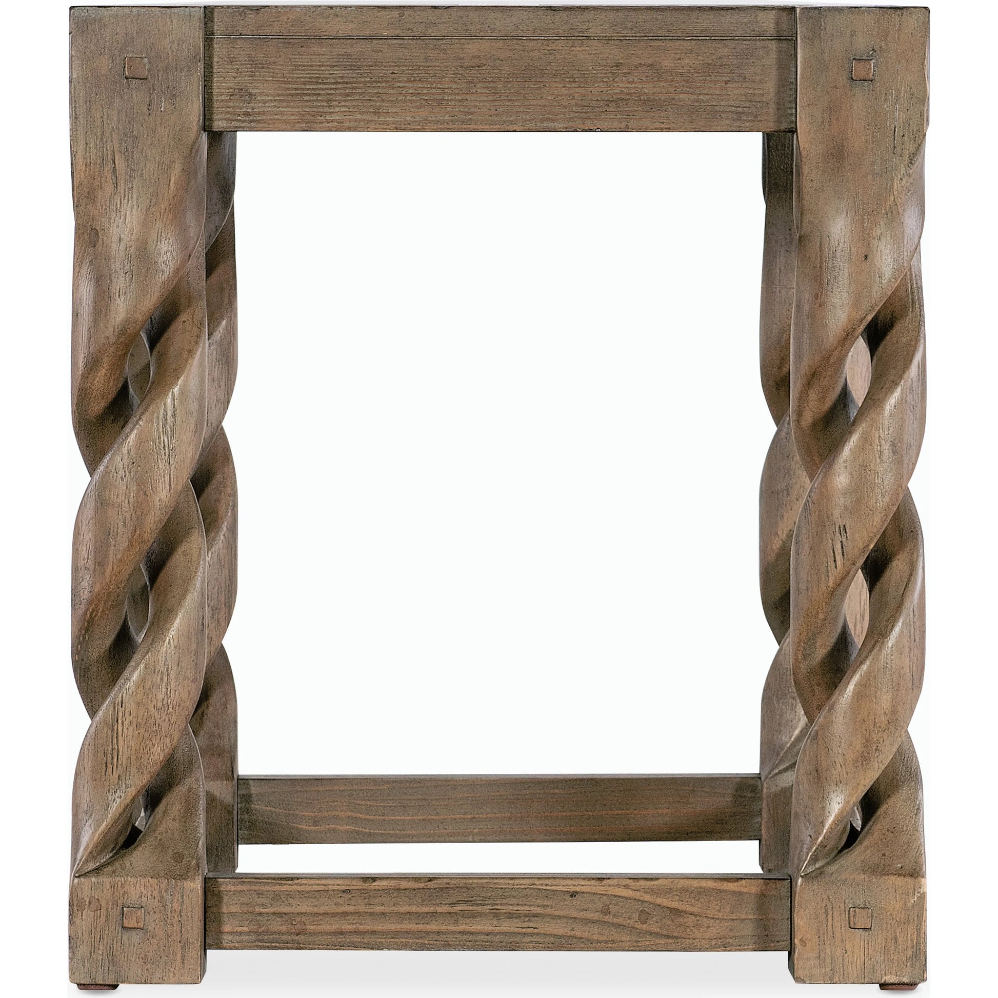 Commerce & Market Jack O'bein End Table by Hooker Furniture in medium wood and medium wood finish. Made from pine veneers in a modern style.