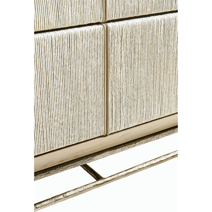 Water Clapotis Danish Cord Double Dresser by Jonathan Charles in beige. Made from unique in a transitional style.