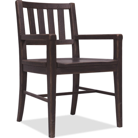 Driftwood Splatback Arm Chair by Hooker Furniture. Made from unique in a transitional style.