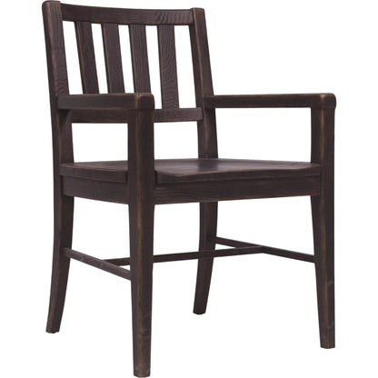 Driftwood Splatback Arm Chair by Hooker Furniture. Made from unique in a transitional style.