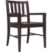Driftwood Splatback Arm Chair by Hooker Furniture. Made from unique in a transitional style.