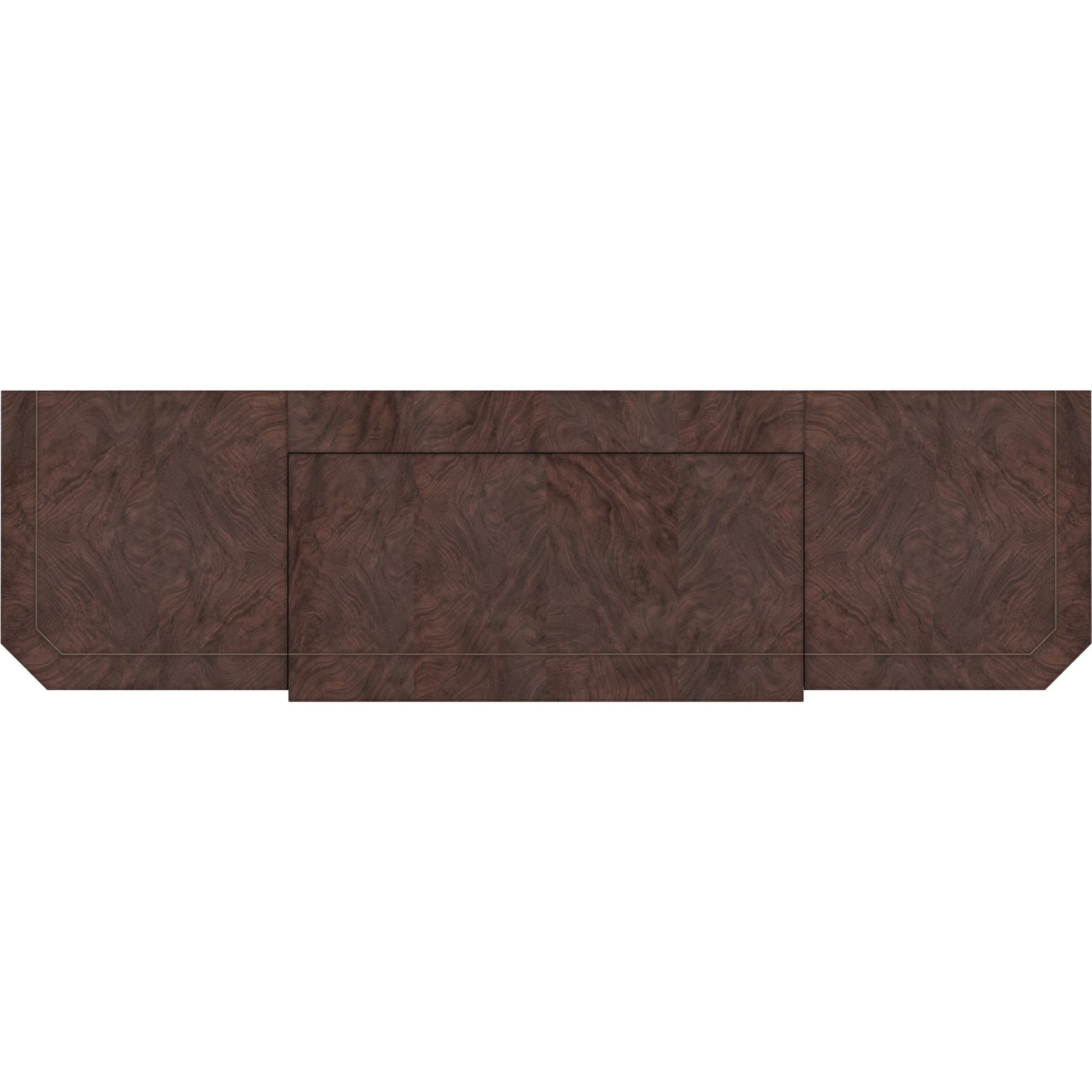 Revival Credenza by A.R.T. Furniture in brown and napa mahogany. Made from rubberwood solids, quarter mahogany veneer, resin, metal in a traditional style.