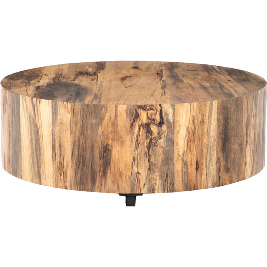 001 S-258330 | Primary Silo | Hudson Round Coffee Table by Four Hands. Made from unique in a cottage & farmhouse style.