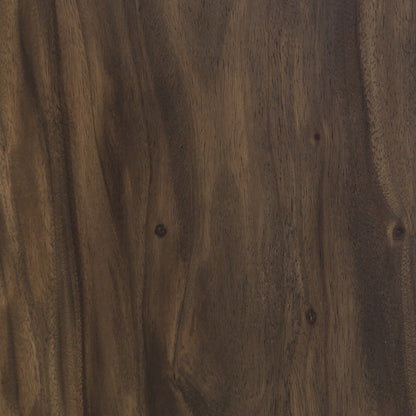 Live Edge Sideboard by Four Hands in bronzed iron, smoked saman. Made from thick saman veneer, iron in a eclectic & global style.