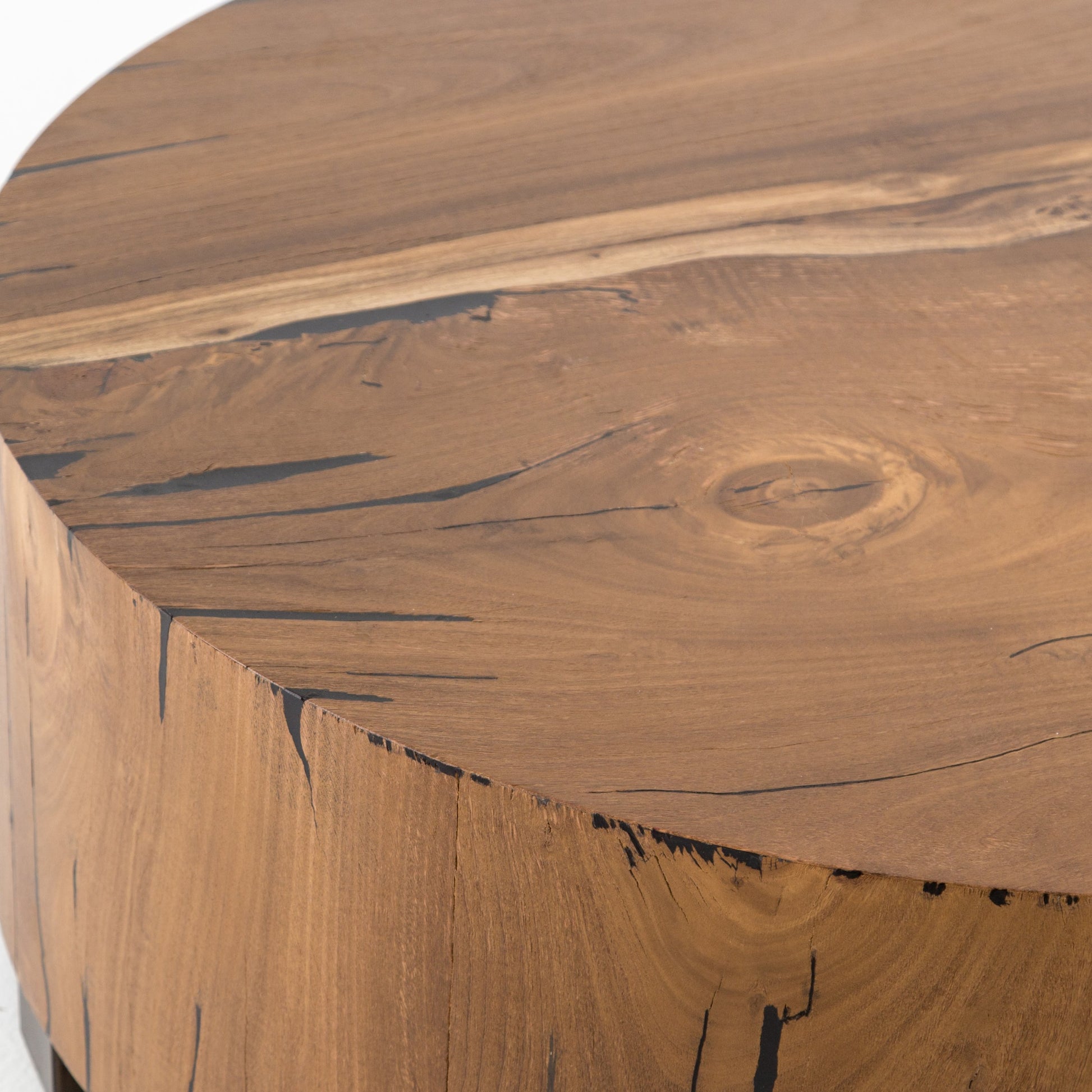 Hudson Round End Table by Four Hands. Made from unique in a modern style.