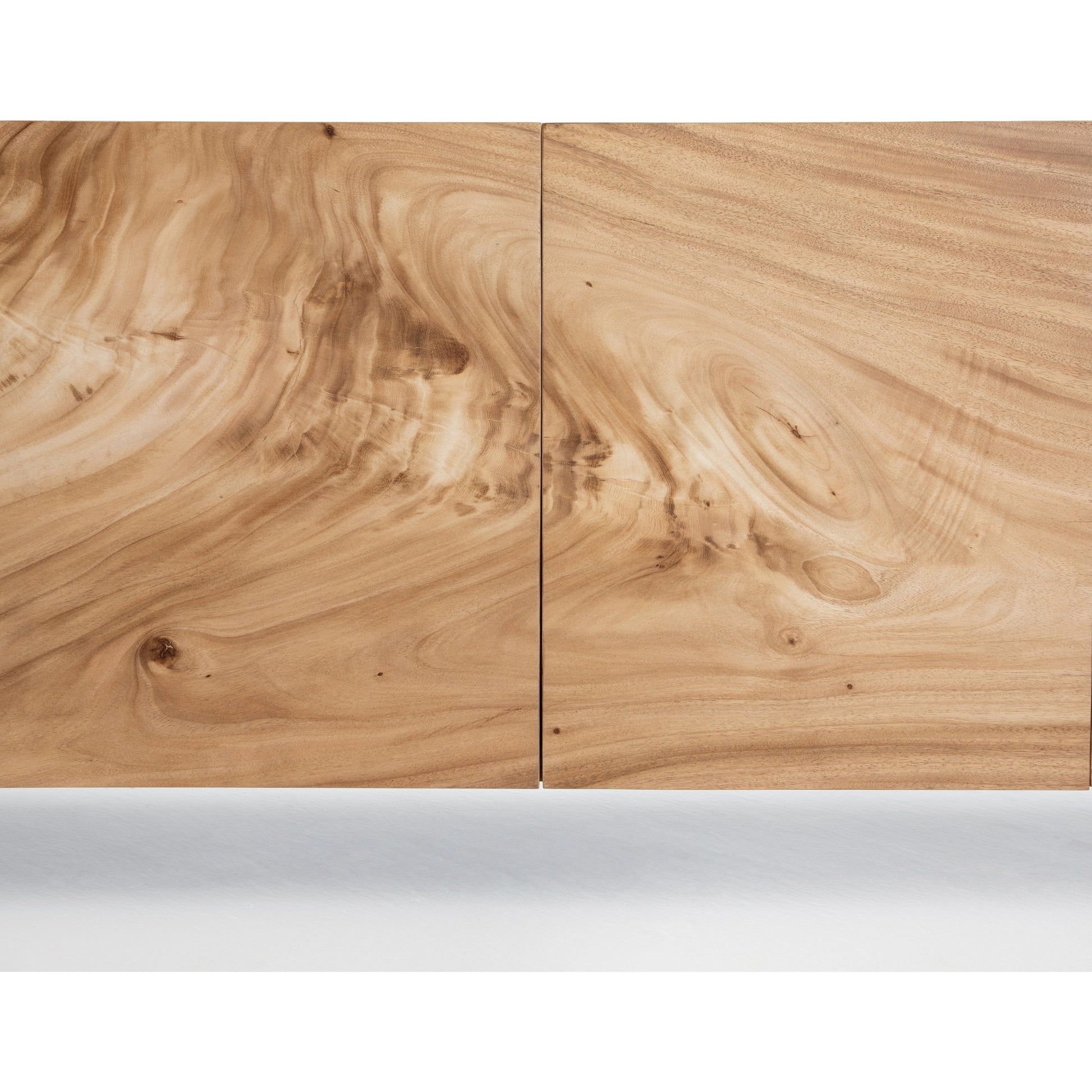 Lunas Sideboard by Four Hands. Made from thick guanacaste veneer, iron, engineered hardwood in a rustic style.