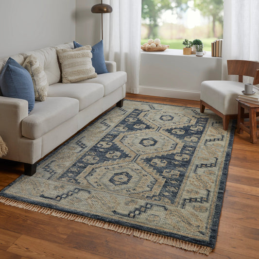 Fillmore Traditional Diamond Rug - 6943F by Feizy. Made from wool in a unique style.