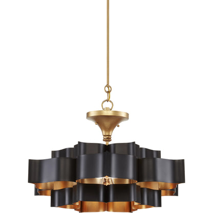 Grand Lotus Chandelier by Currey and Company. Made from unique in a modern style.