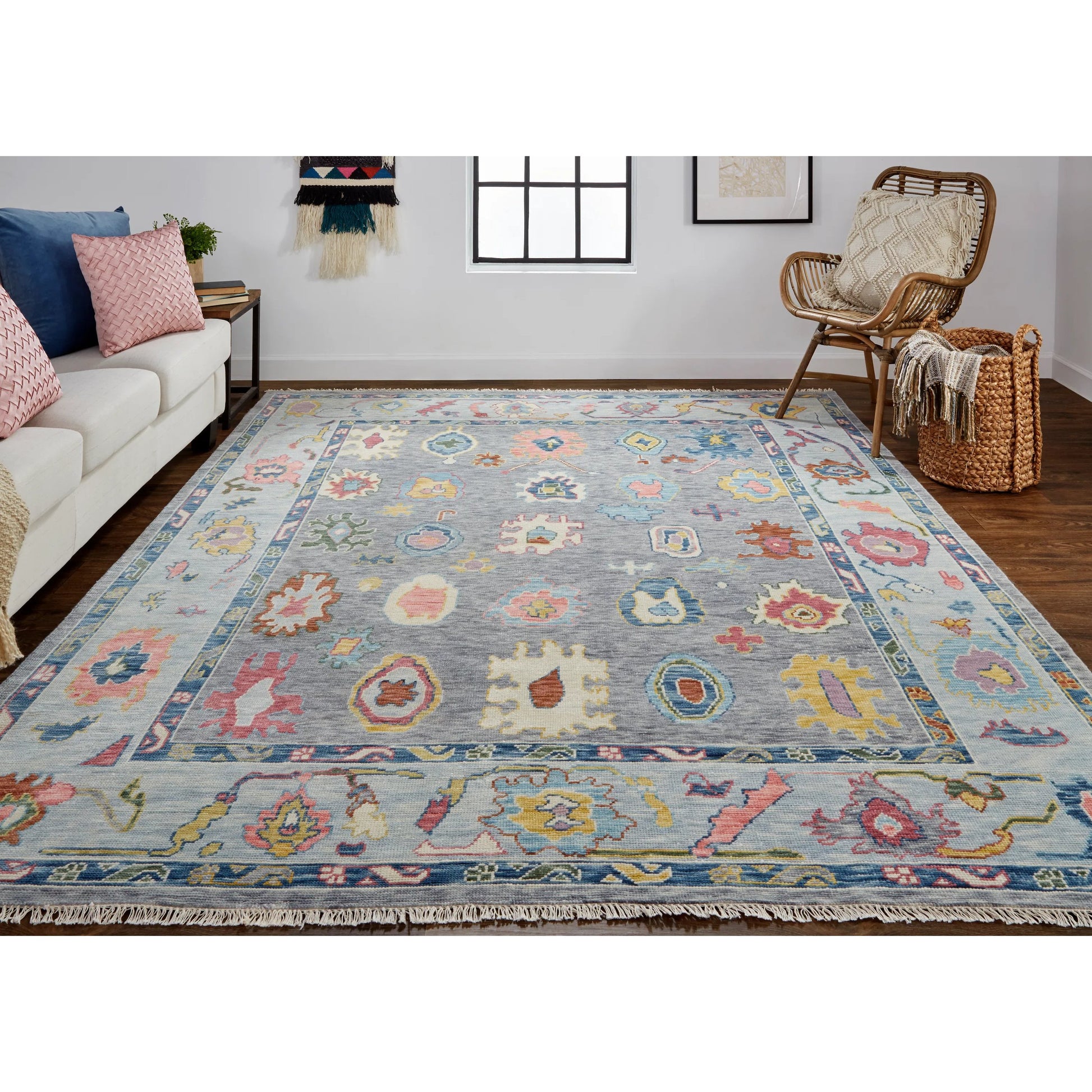 Karina Traditional Persian Rug - 6792F by Feizy in blue, gray, red. Made from wool in a unique style.