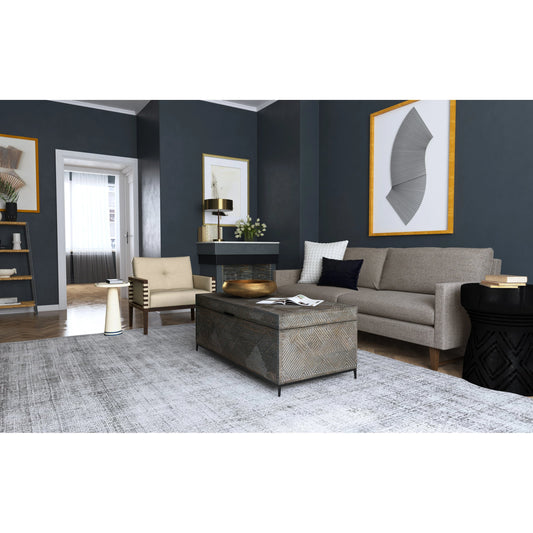 Carverdale Club Chair by Hooker Furniture. Made from leather in a modern style.