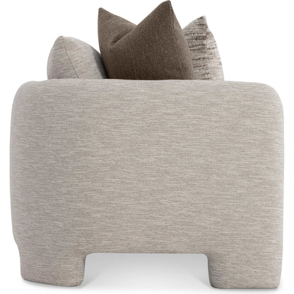 Rowan Fabric Sofa by Bernhardt in beige. Made from fabric in a unique style.