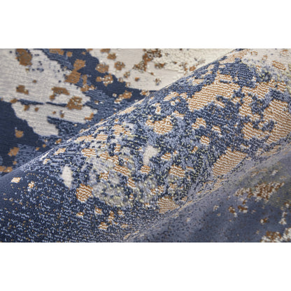 Mandana CME39M0F Rug by Feizy in ivory, blue. Made from polyester, polypropylene in a unique style.