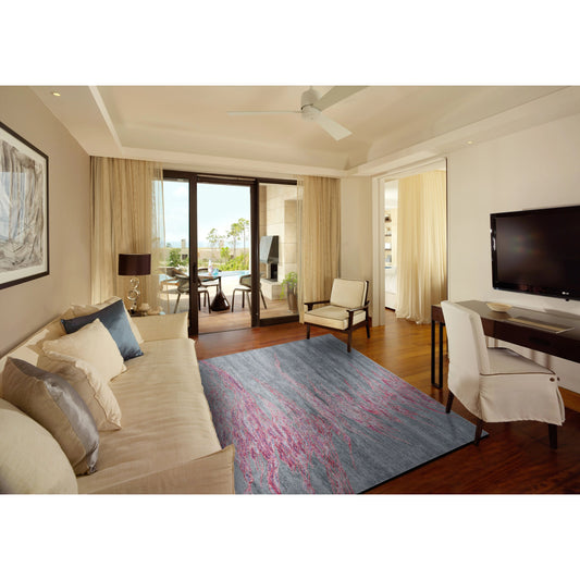 Cosmo Transitional Rug - 8625F by Feizy in red, gray, ivory. Made from viscose in a unique style.