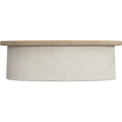 Easley Cocktail Table by Bernhardt in trevin, silt. Made from resin, metal in a transitional style.