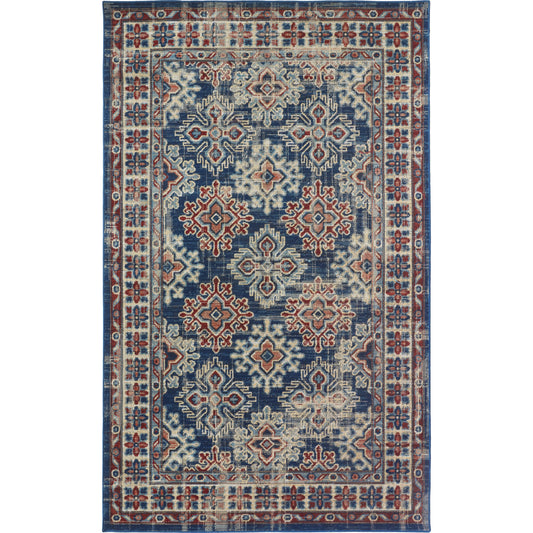 Nolan Transitional Oriental Rug - 39CAF by Feizy in blue, red, ivory. Made from polypropylene in a unique style.