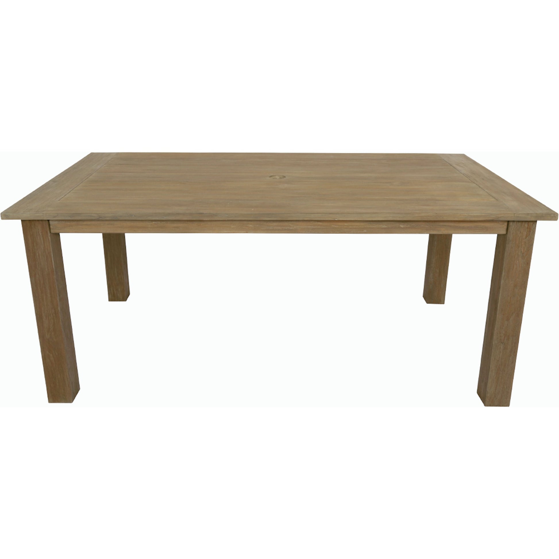 Coastal Outdoor Teak 72" Dining Table by Sunset West in teak. Made from teak in a modern style.