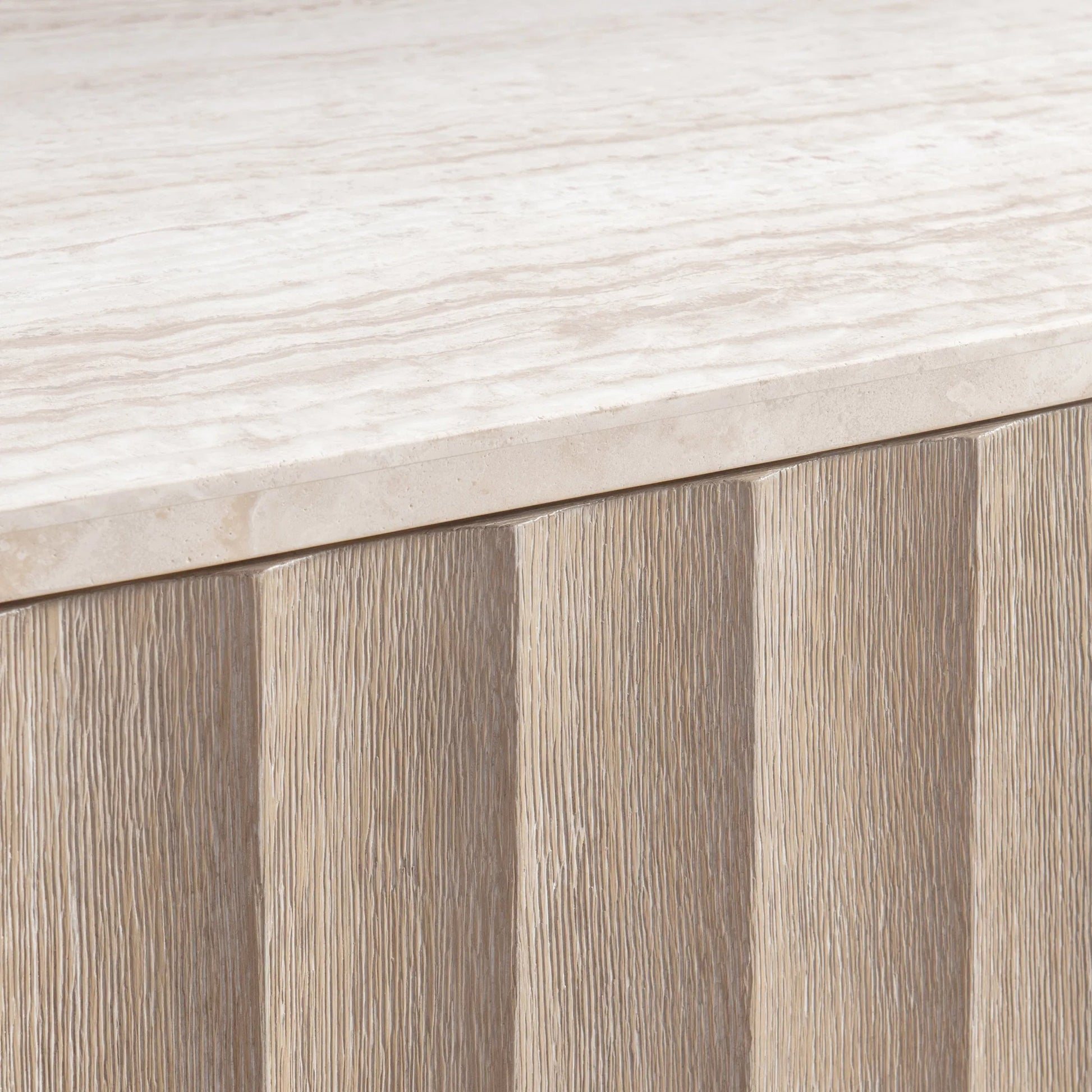 Loggia Buffet with Stone Top by Bernhardt in aria. Made from wood, stone in a transitional style.